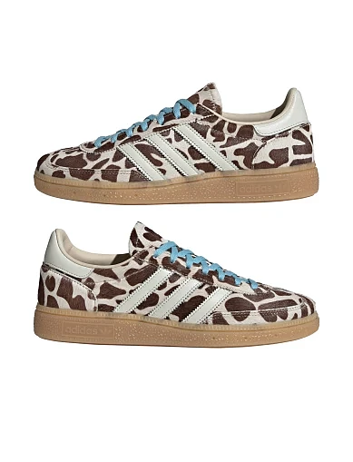 Женские кеды Adidas HANDBALL SPEZIAL кожаные бежевые - фото 8 - Miraton