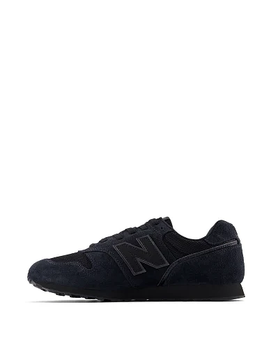 Мужские кроссовки New Balance M373253 замшевые черные - фото 2 - Miraton