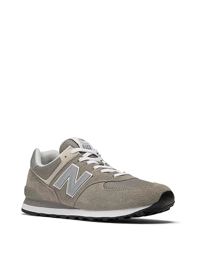 Мужские кроссовки New Balance ML574EVG замшевые серые - фото 2 - Miraton