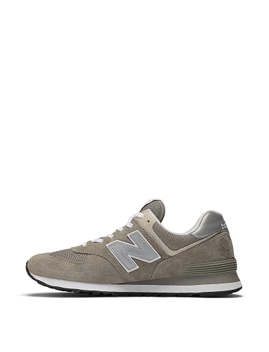 Мужские кроссовки New Balance ML574EVG замшевые серые - фото 4 - Miraton