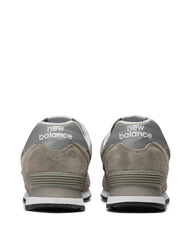 Мужские кроссовки New Balance ML574EVG замшевые серые - фото 5 - Miraton