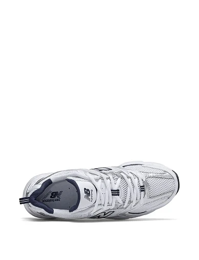 Женские кроссовки New Balance MR530SG из экокожи белые - фото 3 - Miraton