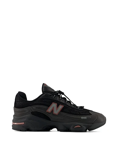 Мужские кроссовки New Balance U100010A из экокожи черные - фото 1 - Miraton