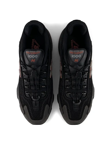 Мужские кроссовки New Balance U100010A из экокожи черные - фото 6 - Miraton