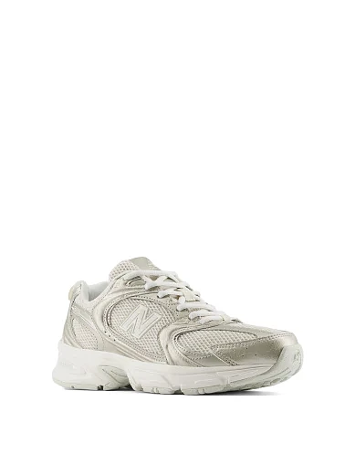 Женские кроссовки New Balance U5301Z0 из экокожи золотого цвета - фото 3 - Miraton