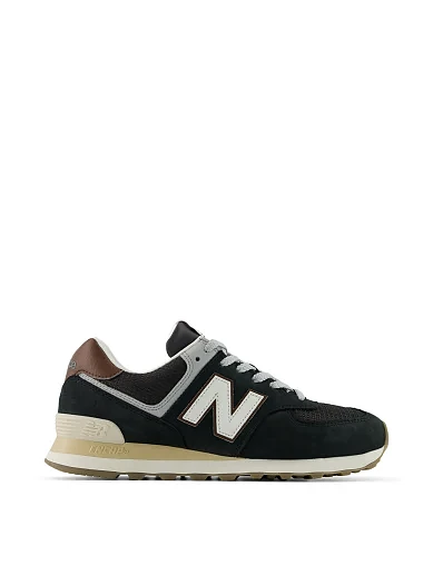 Мужские кроссовки New Balance U5748SB замшевые черные - фото 1 - Miraton