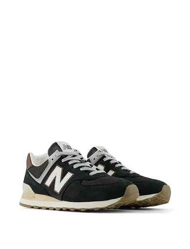 Мужские кроссовки New Balance U5748SB замшевые черные - фото 2 - Miraton