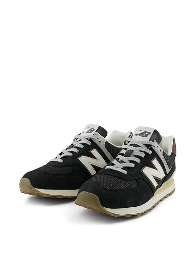 Мужские кроссовки New Balance U5748SB замшевые черные - фото 3 - Miraton