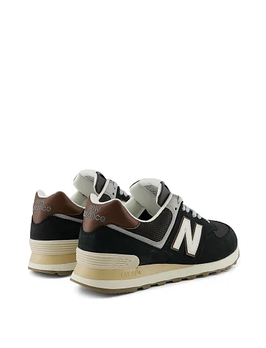 Мужские кроссовки New Balance U5748SB замшевые черные - фото 4 - Miraton