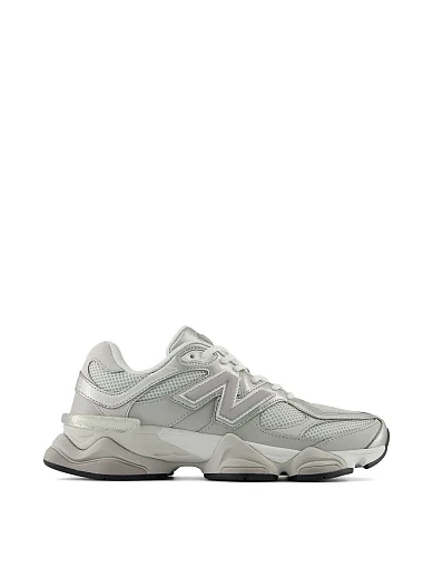Женские кроссовки New Balance U90606MU кожаные серые - фото 1 - Miraton