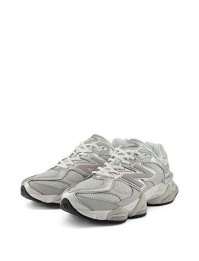 Женские кроссовки New Balance U90606MU кожаные серые - фото 3 - Miraton