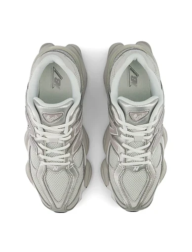 Женские кроссовки New Balance U90606MU кожаные серые - фото 6 - Miraton