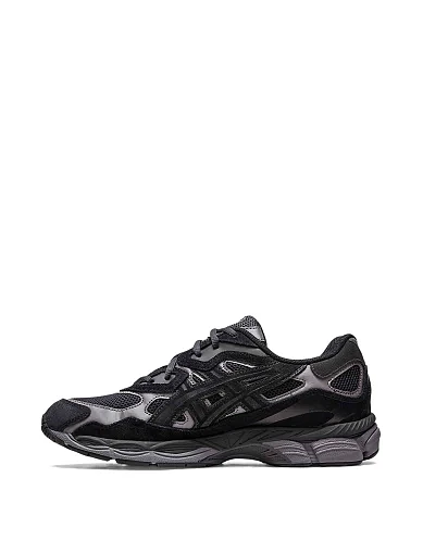Мужские кроссовки Asics GEL-NYC из экокожи черные - фото 2 - Miraton
