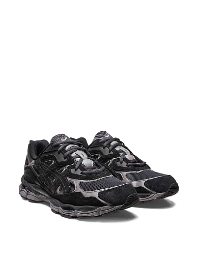 Мужские кроссовки Asics GEL-NYC из экокожи черные - фото 4 - Miraton