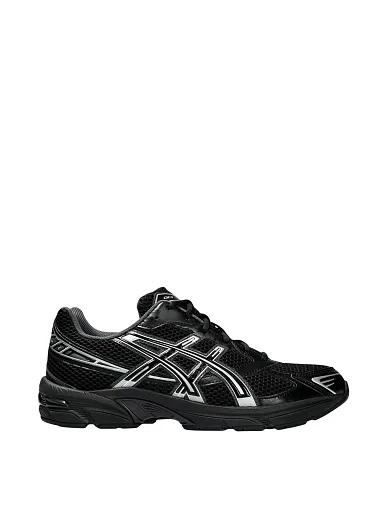 Мужские кроссовки Asics GEL-1130 из экокожи черные - фото 1 - Miraton