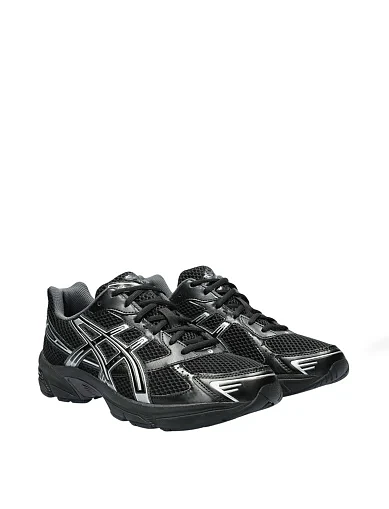 Мужские кроссовки Asics GEL-1130 из экокожи черные - фото 3 - Miraton