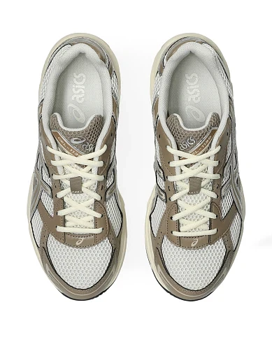 кроссовки Asics GEL-1130 из экокожи бежевые - фото 5 - Miraton