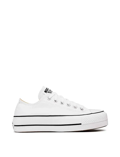 Жіночі кеди Converse Chuck Taylor All Star Lift текстильні білі(560251C) - фото 1 - Miraton