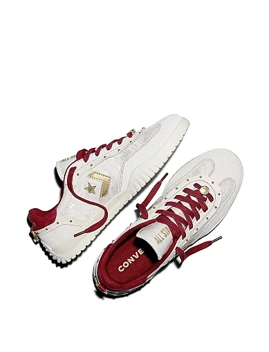 Женские кеды Converse Run Star Trainer замшевые бежевые - фото 5 - Miraton