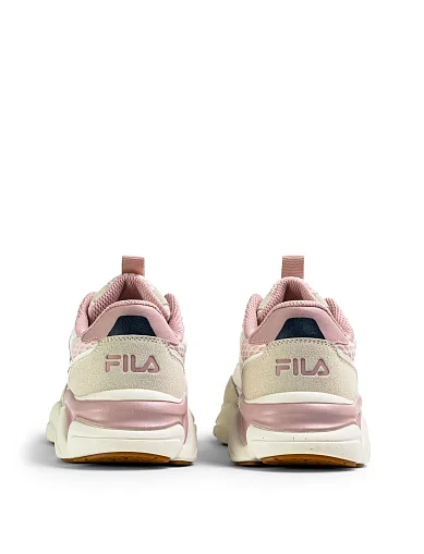 Женские кроссовки FILA RECADE из экокожи бежевые - фото 3 - Miraton