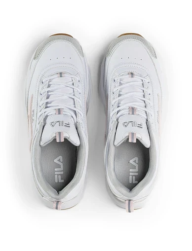 Женские кроссовки FILA SKYE ZP из экокожи белые - фото 4 - Miraton