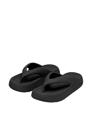 Женские шлепанцы FILA SUPERBUBBLE резиновые черные - фото 2 - Miraton