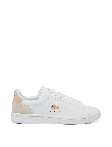 Жіночі кеди Lacoste CARNABY шкіряні білі(748SFA00161Y9) - фото 1 - Miraton