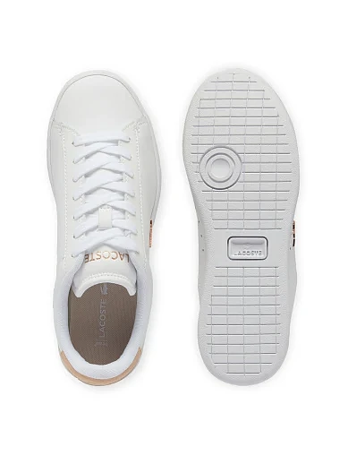 Жіночі кеди Lacoste CARNABY шкіряні білі(748SFA00161Y9) - фото 4 - Miraton