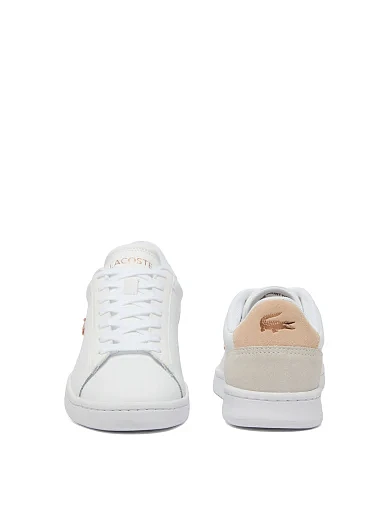 Жіночі кеди Lacoste CARNABY шкіряні білі(748SFA00161Y9) - фото 5 - Miraton