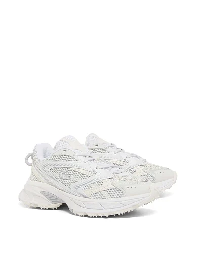 Женские кроссовки Lacoste L003 замшевые молочного цвета - фото 2 - Miraton