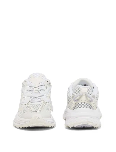 Женские кроссовки Lacoste L003 замшевые молочного цвета - фото 4 - Miraton