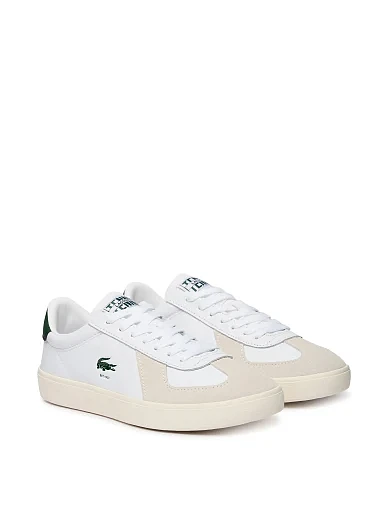 Жіночі кеди Lacoste BASESHOT шкіряні білі(749SFA002865T) - фото 2 - Miraton