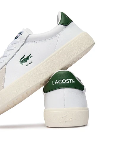 Жіночі кеди Lacoste BASESHOT шкіряні білі(749SFA002865T) - фото 6 - Miraton
