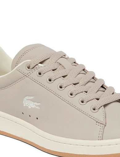Жіночі кеди Lacoste CARNABY шкіряні бежеві(751SFA0094AEF) - фото 6 - Miraton