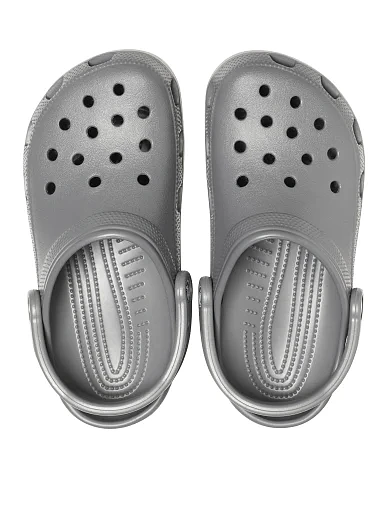 Чоловічі сабо Crocs Classic Clog гумові сірі (10001-0DA) - фото 4 - Miraton