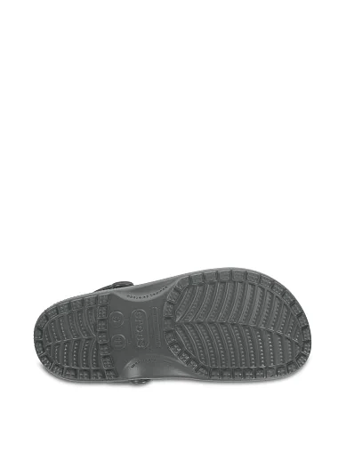 Чоловічі сабо Crocs Classic Clog гумові сірі (10001-0DA) - фото 5 - Miraton