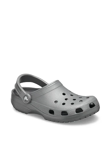 Чоловічі сабо Crocs Classic Clog гумові сірі (10001-0DA) - фото 6 - Miraton