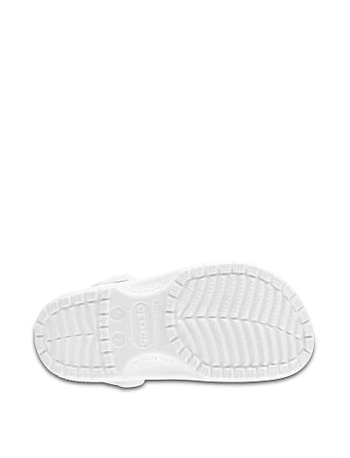 Женские сабо Crocs Classic Clog резиновые белые - фото 4 - Miraton
