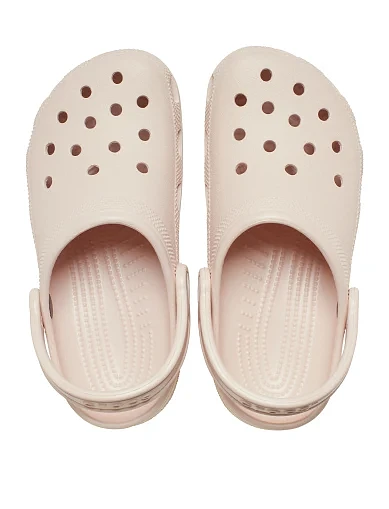 Жіночі сабо Crocs Classic Clog гумові рожеві(10001-6UR) - фото 4 - Miraton