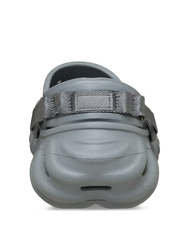 Мужские сабо Crocs Echo Clog резиновые серые - фото 6 - Miraton