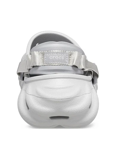 Женские сабо Crocs Echo Clog резиновые серые - фото 7 - Miraton