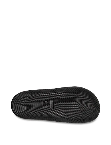 Мужские шлепанцы Crocs Mellow Slide резиновые черные - фото 5 - Miraton