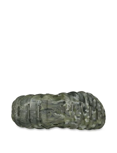 Мужские сабо Crocs Echo Clog резиновые зеленые - фото 5 - Miraton