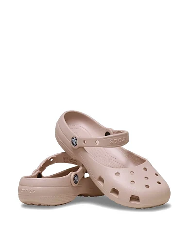 Женские сабо Crocs Classic Ballet резиновые розовые - фото 3 - Miraton