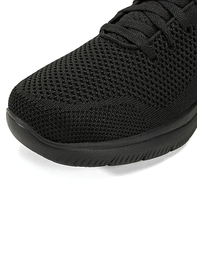 Мужские кроссовки Skechers TRACK текстильные черные - фото 7 - Miraton