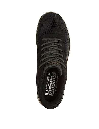 Чоловічі кросівки Skechers TRACK текстильні сірі (233038 OLBK) - фото 4 - Miraton