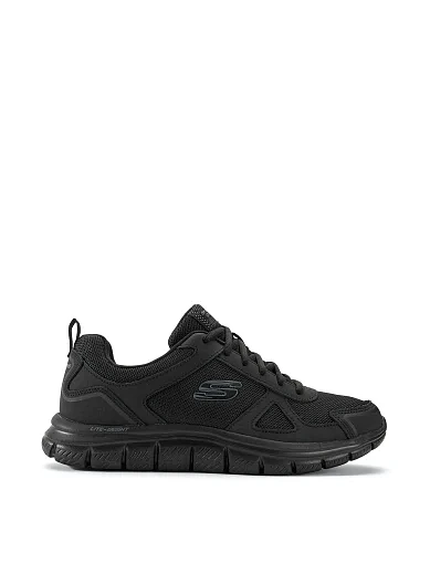 Чоловічі кросівки Skechers TRACK текстильні чорні (52631 BBK) - фото 1 - Miraton