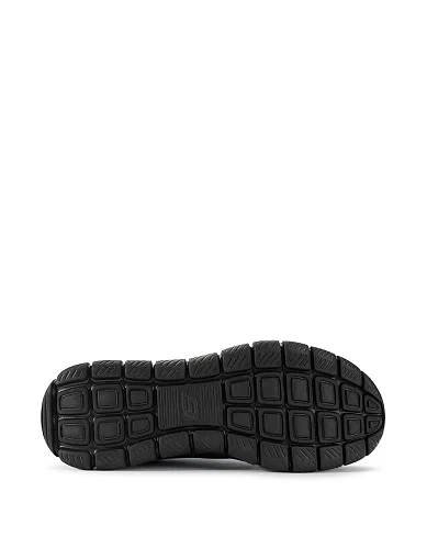 Чоловічі кросівки Skechers TRACK текстильні чорні (52631 BBK) - фото 6 - Miraton