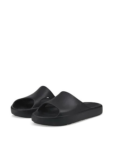 Жіночі шльопанці PUMA Shibui Cat гумові чорні(38529602) - фото 3 - Miraton