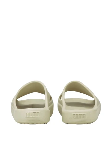 Женские шлепанцы PUMA Shibui Cat резиновые бежевые - фото 4 - Miraton